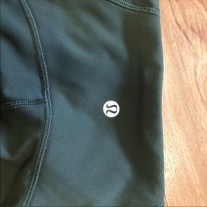 lululemon athletica Pants - Lululemon cropped olive green leggings, mesh panel lululemon athletica Pants - Lululemon cropped olive green leggings, mesh panel